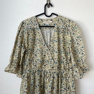 Christy Dawn maxi midi dress yellow floral print